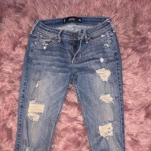Distressed Hollister Jeans